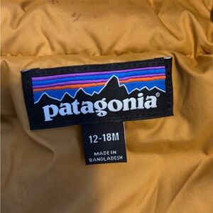 Patagonia Mustard Yellow Jacket for Toddlers